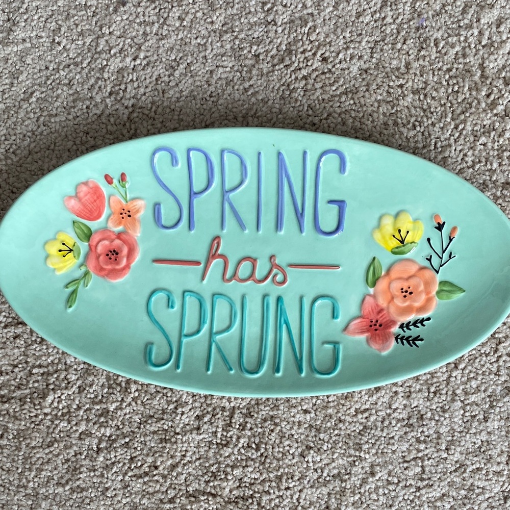 Spring Has Sprung Decorative Plate